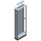 SIEMENS - Armario superficie monobloc ALPHA630 600x1600x250