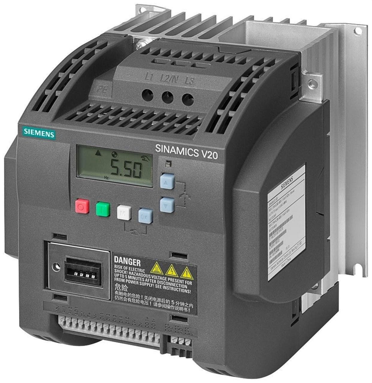 SIEMENS - Variador 3AC 380-480V 47-63Hz 4,0Kw con filtro