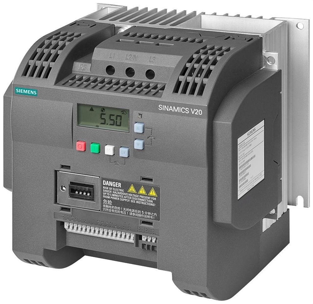 SIEMENS - Variador 3AC 380-480V 47-63Hz 5,5Kw con filtro