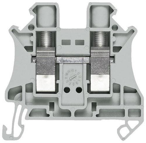 SIEMENS - Borne paso con conexión tornillo 2,5mm² 5,2mm gris