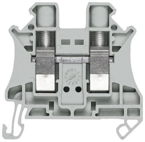 SIEMENS - Borne paso con conexión tornillo 4,0mm² 6,2mm gris