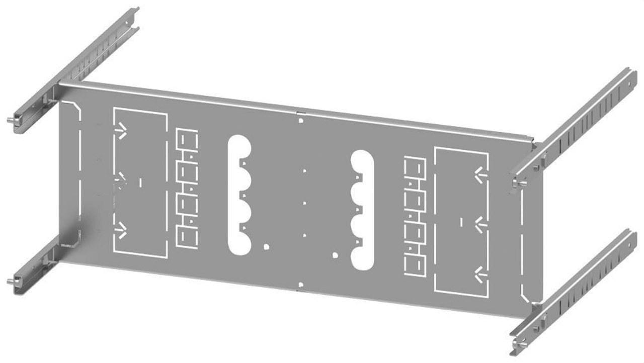 SIEMENS - Placa montaje 3VA12 250A 4 polos 1 interruptor 200x600mm