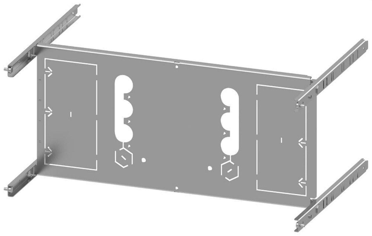 SIEMENS - Placa montaje 3VA23 400A 4 polos 1 interruptor 250x600mm