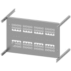 SIEMENS - Placa montaje 3VA10 100A 4 polos base 4 interruptores 350x600mm