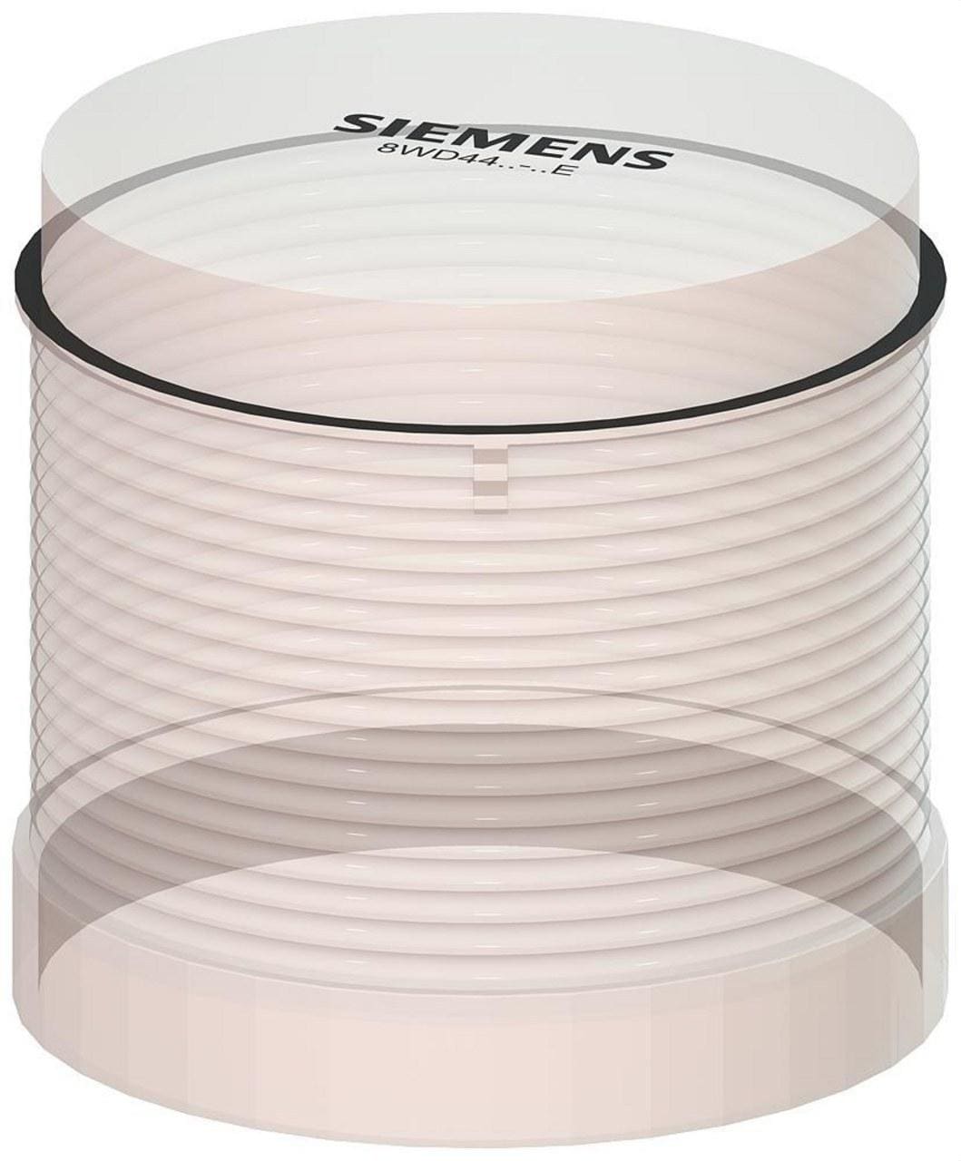 SIEMENS - Columna señalización elemento luz permanente led 24V AC/DC transparente