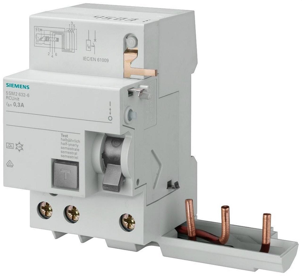SIEMENS - Bloque diferencial 6/63A 300mA