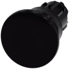 SIEMENS - Pulsador seta 22mm redondo plástico negro 40mm momentáneo