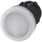 SIEMENS - Lámpara señalización redondo blanco lente GLATT