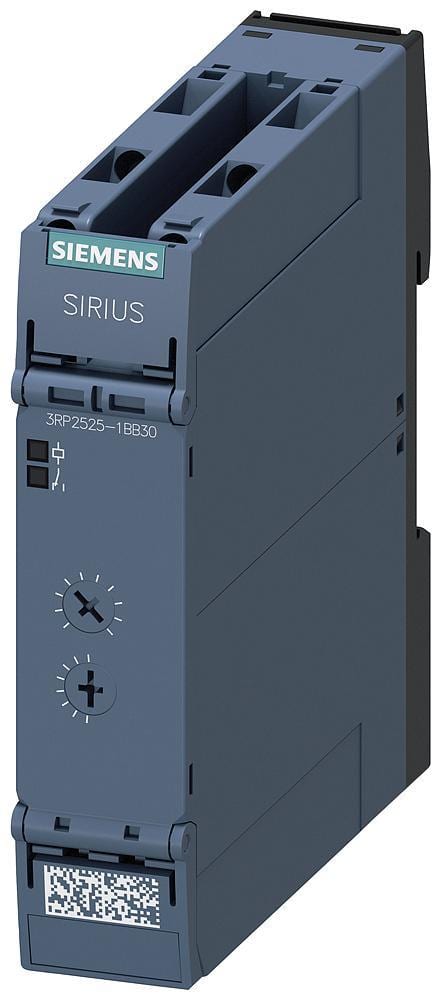 SIEMENS - Relé multifunción 2CO 27 funciones 24V led borne tornillo