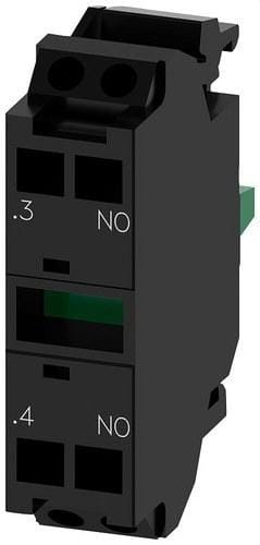 SIEMENS - Módulo contacto 1NA borne resorte para fijación placa frontal