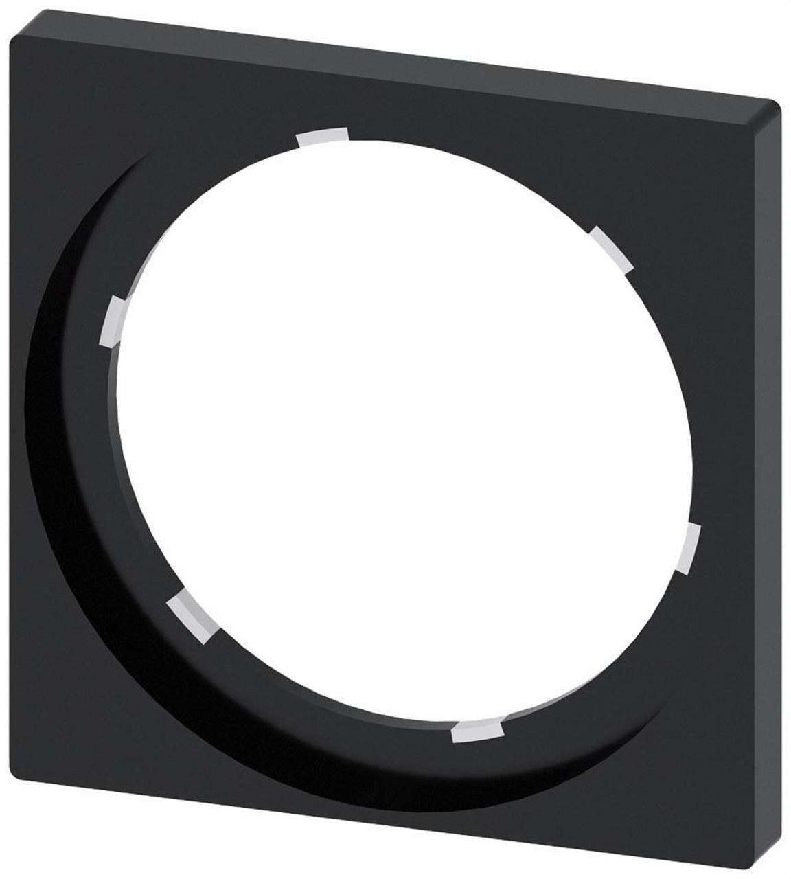 SIEMENS - Marco suelto para diseño cuadrado negro