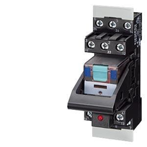 SIEMENS - Relé enchufable completo 115VAC 3 conmutador estándar tornillo