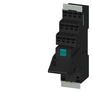 SIEMENS - Relé enchufable completo 24V CC 4 conmutadores conexión resorte