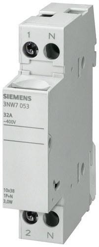 SIEMENS - Portafusible cilíndrico 1 polo 32A 10x38 sin señalización
