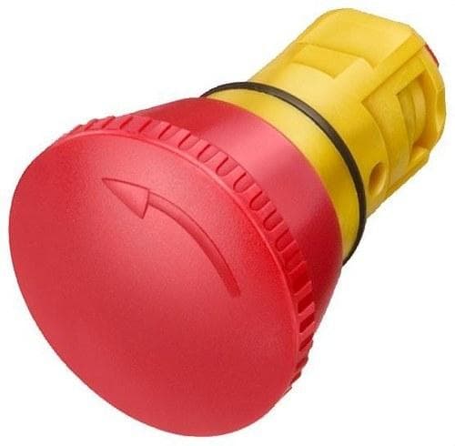 SIEMENS - Elemento accionamiento 16mm pulsador seta parada rojo