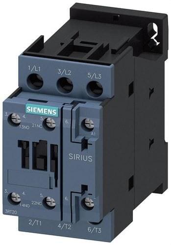 SIEMENS - Contactor AC-3 4Kw 400V 1NO+1NC CA 24V S0 tornillo