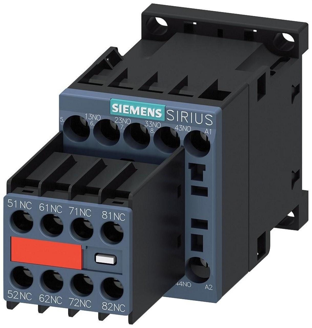 SIEMENS - Contactor auxiliar 4NA+4NC CC 24V S00 tornillo