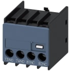SIEMENS - Contacto auxiliar 1NA+1NC conexión abajo S00/S0 tornillo