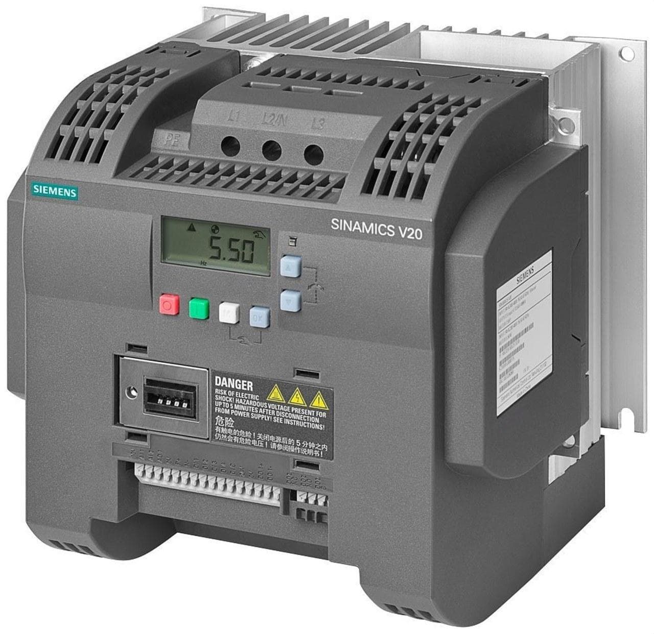 SIEMENS - Variador 1AC 200-240V 47-63Hz 2,2Kw sin filtro