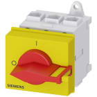 SIEMENS - Interruptor 3LD2 3 polos 25A armario rojo / amarillo