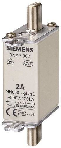 SIEMENS - Fusible NH-500V T-00 25A