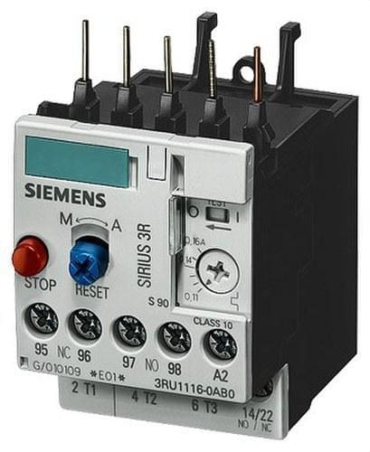 SIEMENS - RELE SOBREC.0,90-1,25A S00 CL.10 TORN.