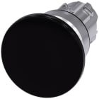 SIEMENS - Pulsador seta metálico brillante negro 40mm momentáneo