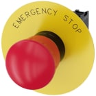 SIEMENS - Pulsador seta "PARADA DE EMERGENCIA" con placa 22mm plástico rojo
