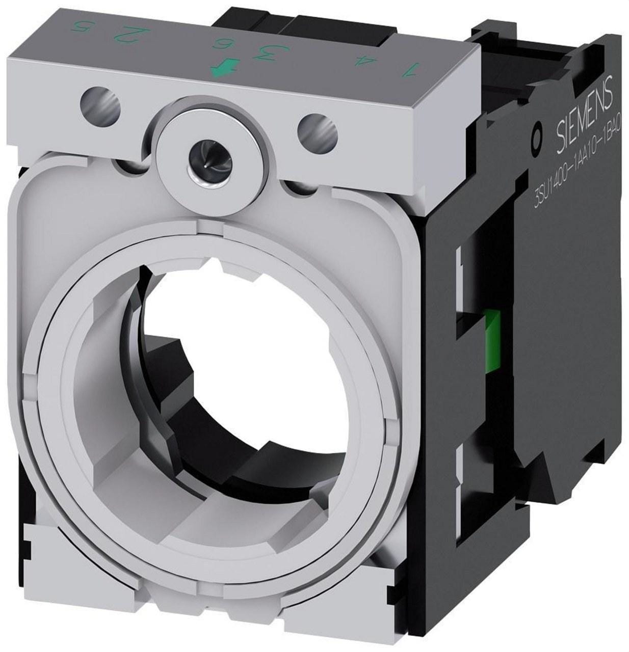 SIEMENS - Soporte para 3 módulos metálico 1NA borne tornillo