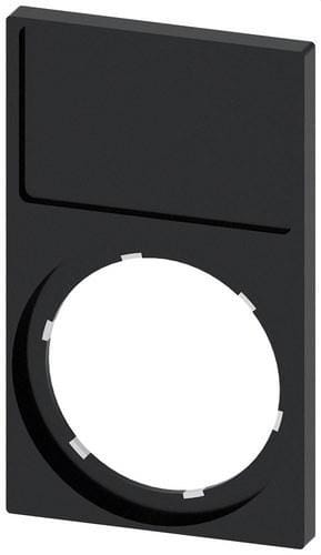 SIEMENS - Portaplaquita marco abajo inscripción 175x27mm