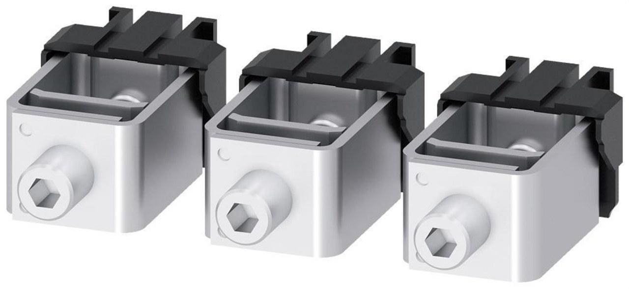 SIEMENS - Juego bornes marco para 3VA1 250 (3u)