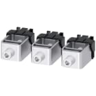 SIEMENS - Juego bornes marco para 3VA1 250 (3u)