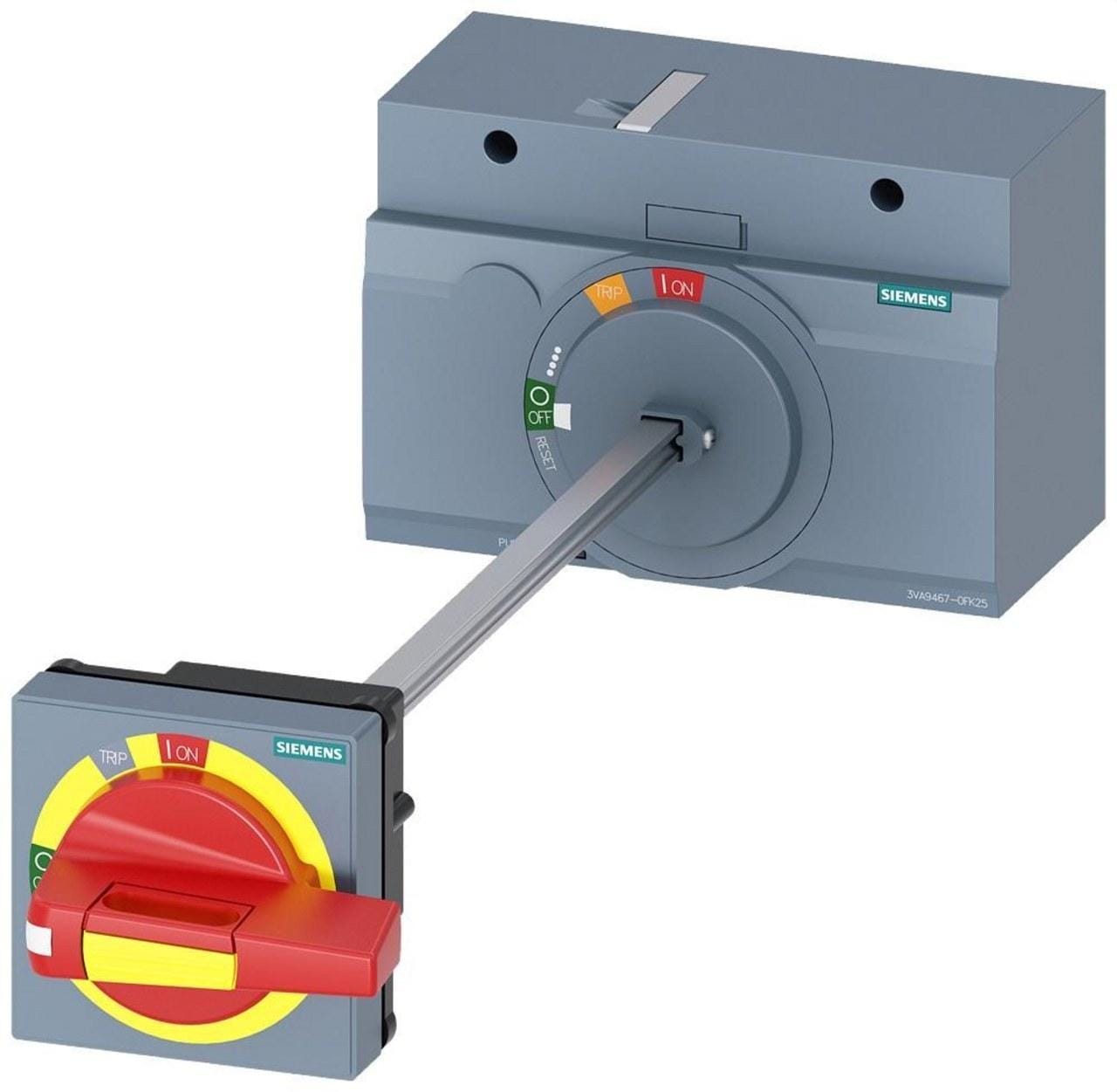 SIEMENS - Accionamiento giratorio con enclavamiento puerta 3VA2 400/630