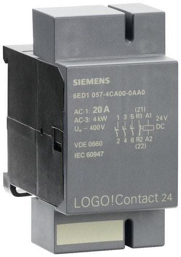 SIEMENS - Logo contacto 24 módulo contactor