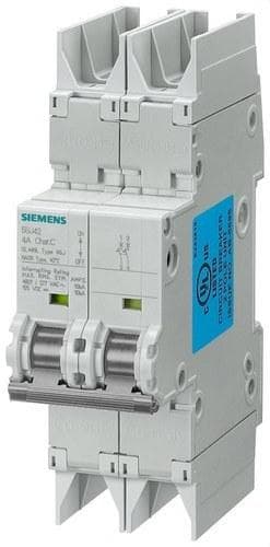 SIEMENS - Automático magnetotérmico 10kA 2 polos C 1A 489-480Y/277V