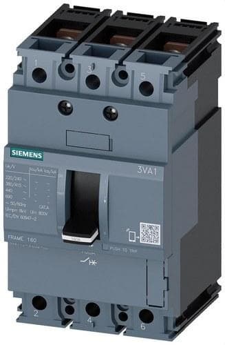 SIEMENS - Interruptor FRAME 160 55kA 3 polos TM210 80A tornillo