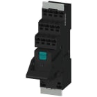 SIEMENS - Relé enchufale CA 230V 2 conmutadores módulo led rojo