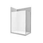 ROCA - Mampara ducha lateral fijo 1950x700 VICTORIA LF plata brillo