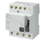 SIEMENS - INTERRUPTOR DIFERENCIAL 70 CLASE-A 4 MODULOS 4 POLOS 25A 30mA