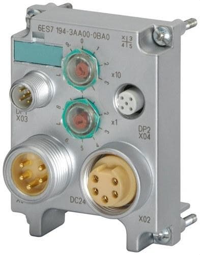 SIEMENS - BLOQUE CONEXION M12 7/8 PARA ET200ECO 2 CODIFICADOR