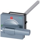 SIEMENS - Accionamiento giratorio para puerta 100x100, eje 10x10, 0-I, unidad completa para 3KF para tamaño 3, con compensación de tolerancia