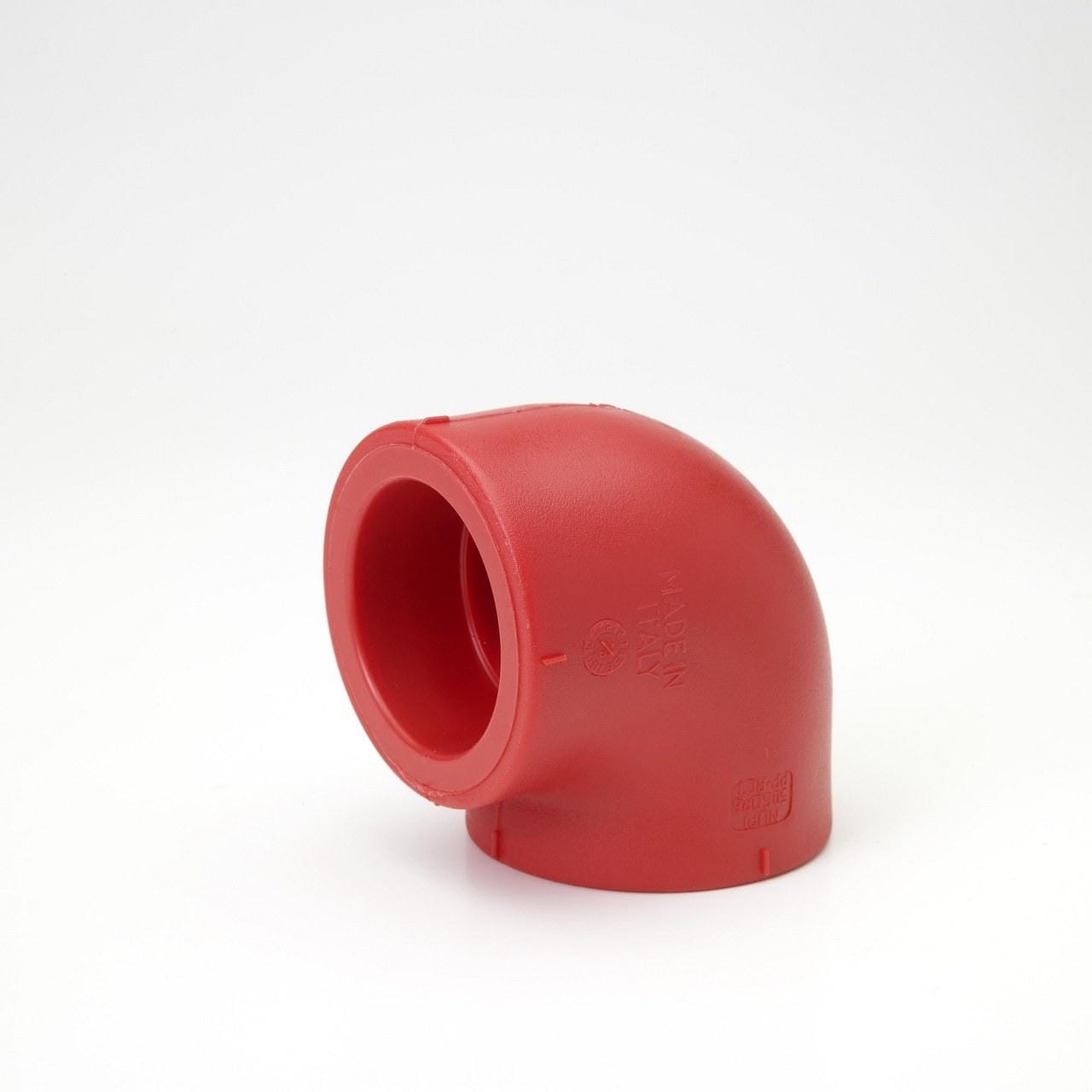 NIRON - Codo 90° diámetro 63 NIRON RED soldar socket