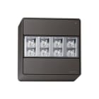 DAISALUX - Proyector autónomo de emergencia Atria 2P48 A antipánico techo gris oscuro metalizado, blanco cálido