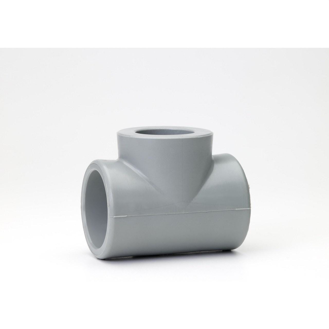 NIRON - Te unión NIRON PREMIUM diámetro 50mm PPR soldar socket gris RA7050