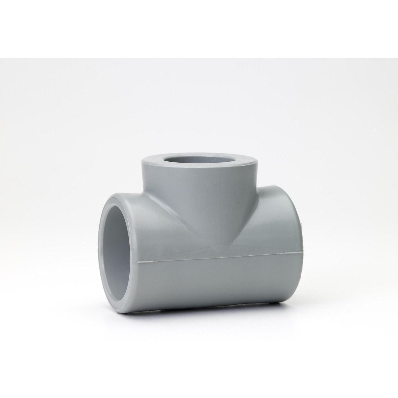 NIRON - Te unión NIRON PREMIUM diámetro 63mm PPR soldar socket gris RA7050