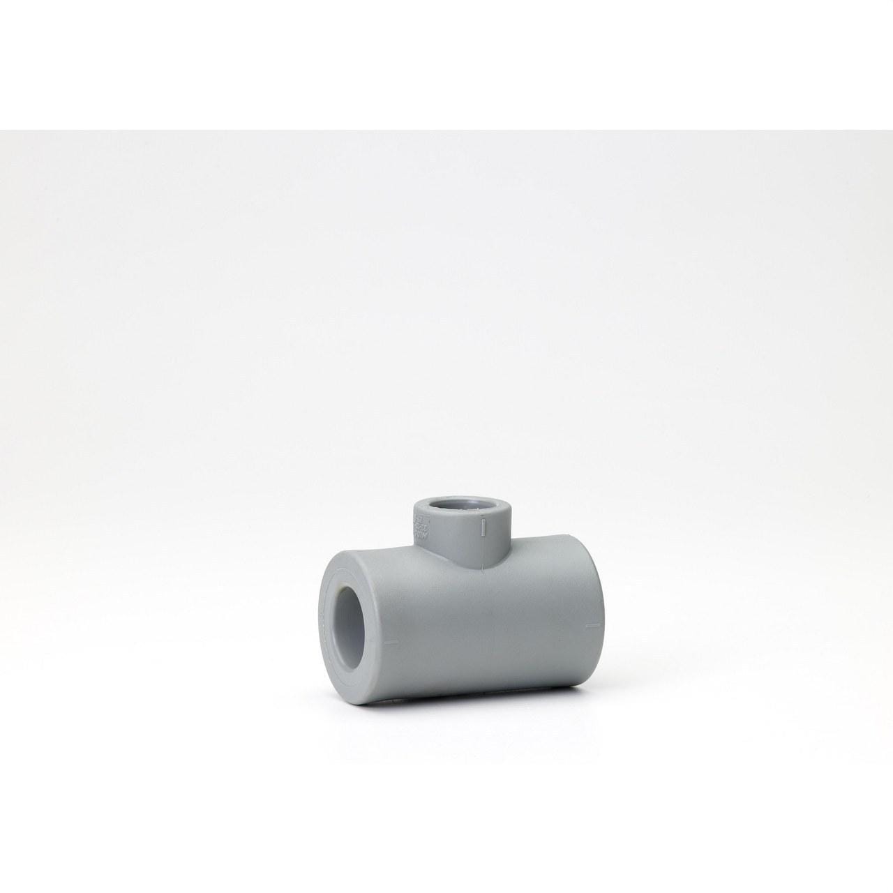 NIRON - Te reducida NIRON PREMIUM diámetro 32x20x32mm PPR soldar socket gris RA7050
