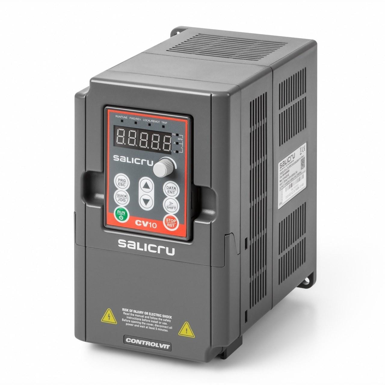 SALICRU - Variador de frecuencia CV10-015-S2 1,5kW 7,5 entrada monofásica 220~240V
