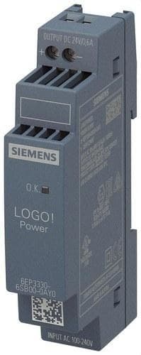 SIEMENS - Fuente de alimentación, entrada AC 100-240V, salida DC 24V/0,6A