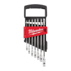 MILWAUKEE - JUEGO DE 7 LLAVES COMBINADAS MAXBITE CON CARRACA,