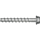 APOLO - Tornillo directo a hormigón BTS B 6-55/5 cabeza hexagonal gris cincado aluminio